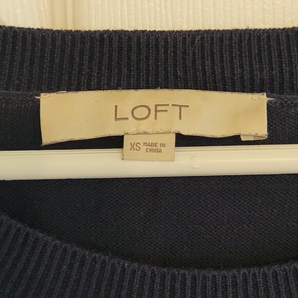 Loft Embroidered Flower Sweater - Picture 2 of 3